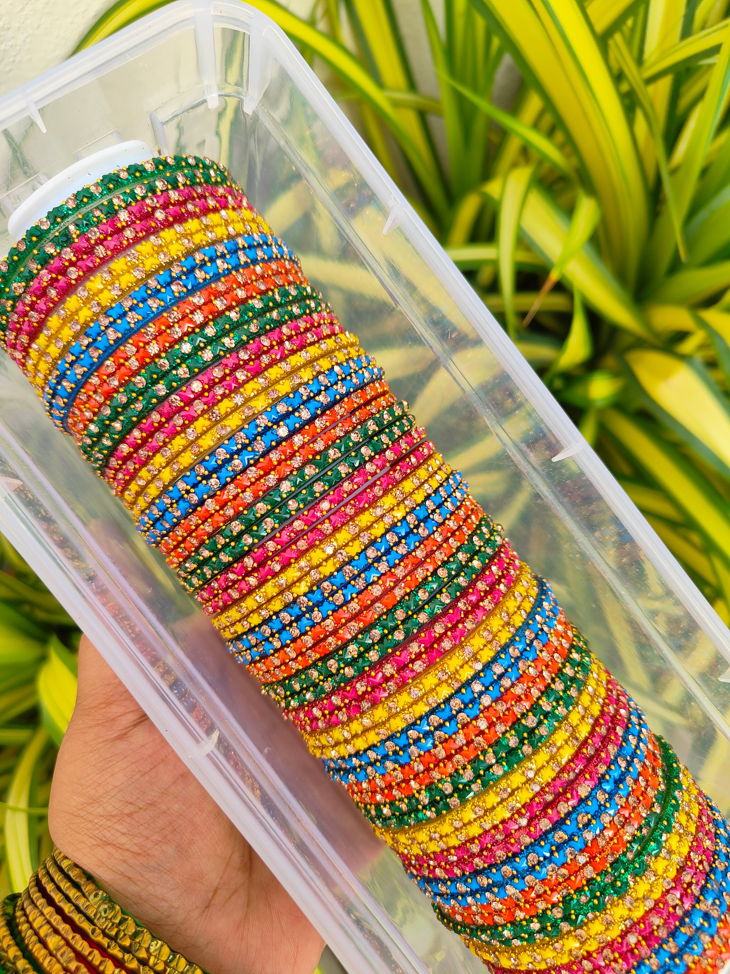 5 Dozen Butterfly Baby Shower Glass Bangles