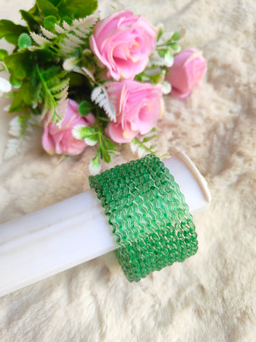 Maggi Glass Bangles-Pastel Green Colour