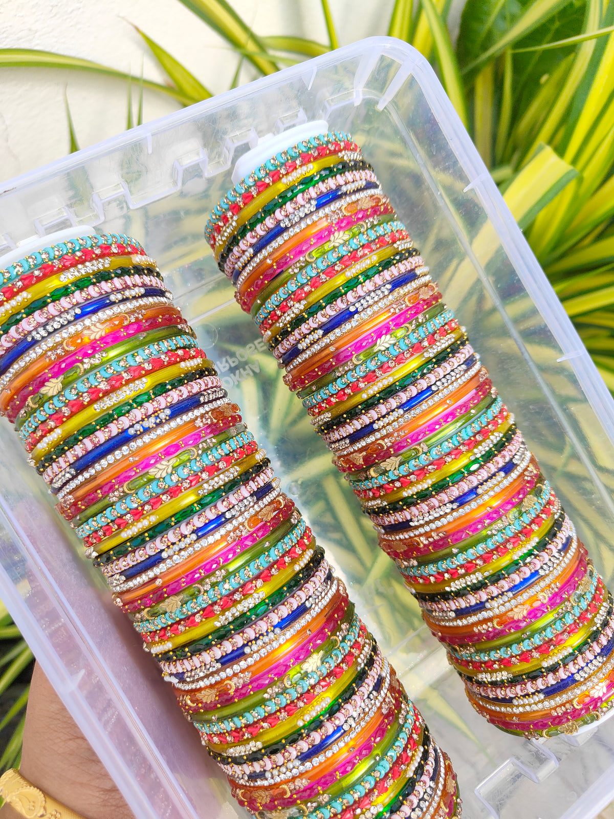 10 Dozen Baby Shower Glass Bangles Mixed Models