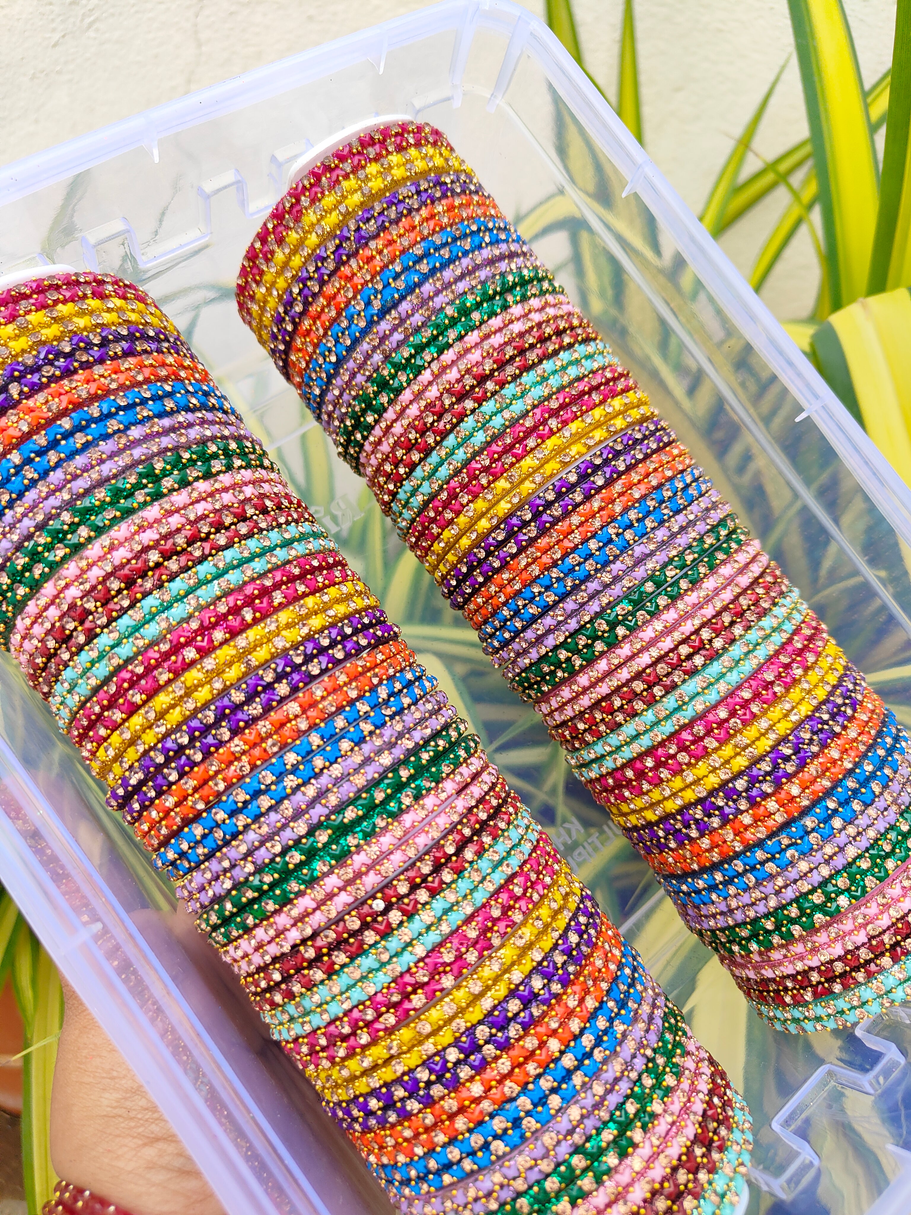 10 Dozen Butterfly Baby Shower Glass Bangles