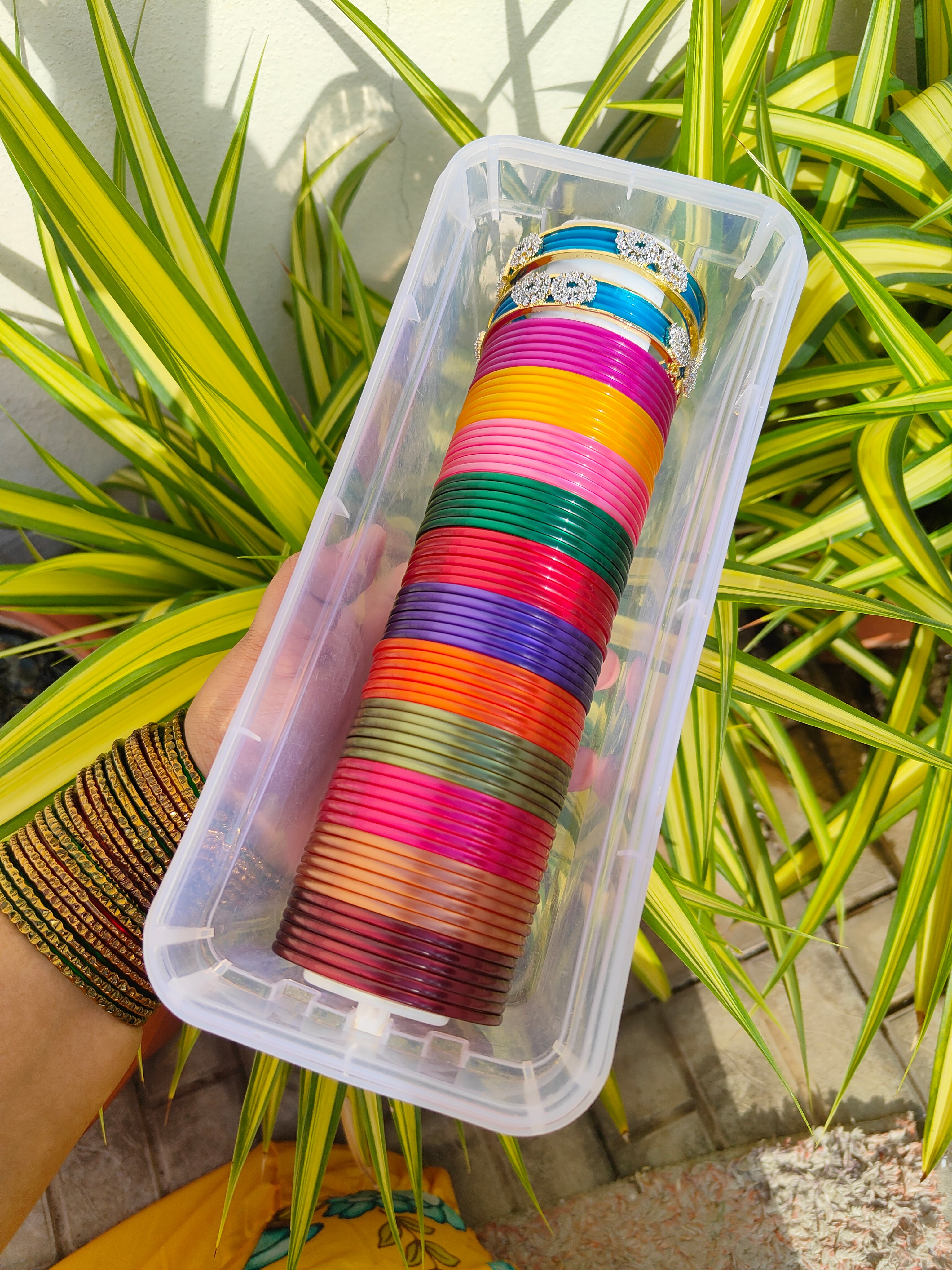 Trendy 12 in 1 Changeable Bangles With Box