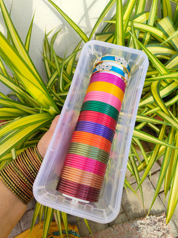 Trendy 12 in 1 Changeable Bangles With Box
