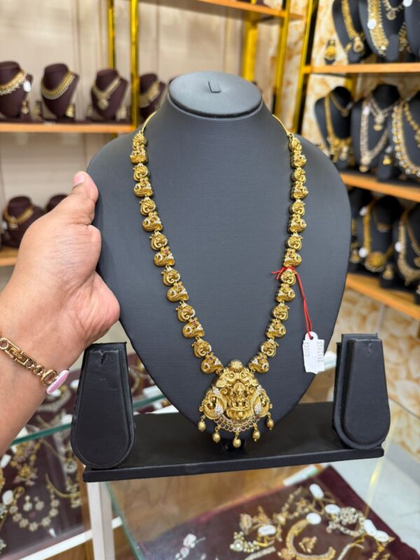 Lakshmi with peacock haram