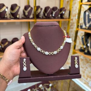 Infinity stone necklace
