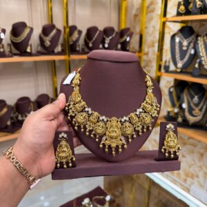 Nakshi grand Lakshmi necklace