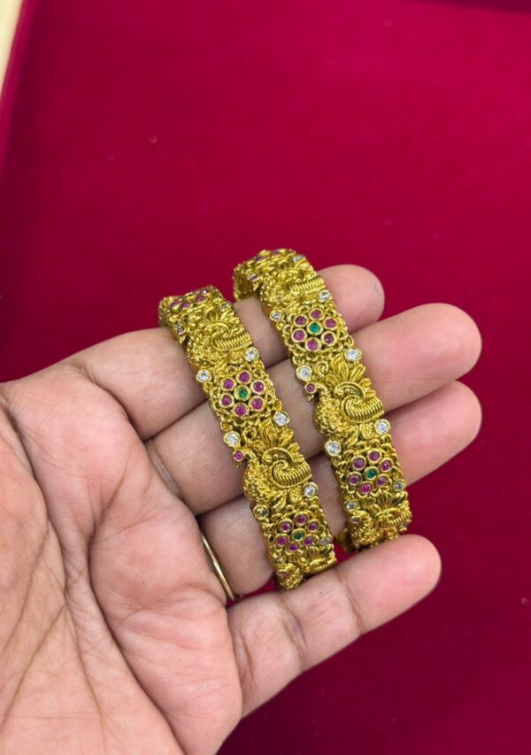 Peacock kada 2pcs bangles