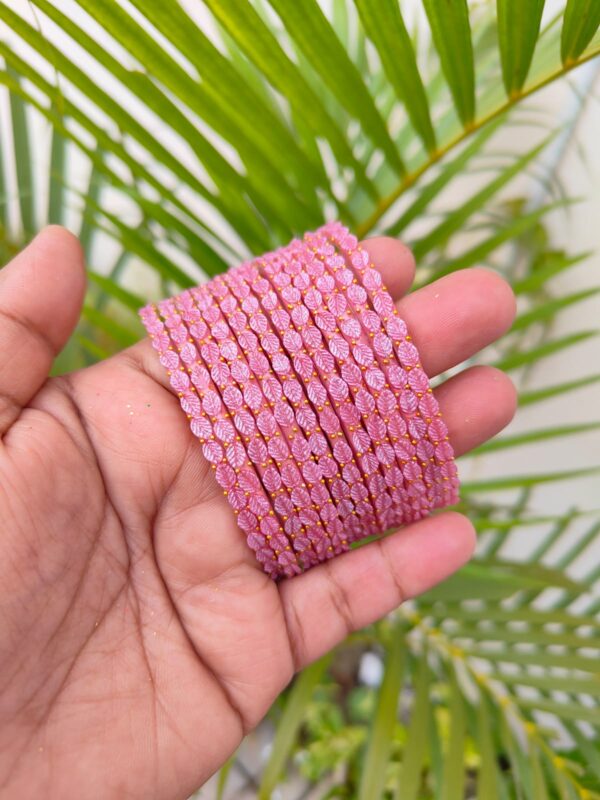 Leaf model (without stone) Onion pink colour