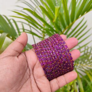Leaf model (without stone) Violet colour