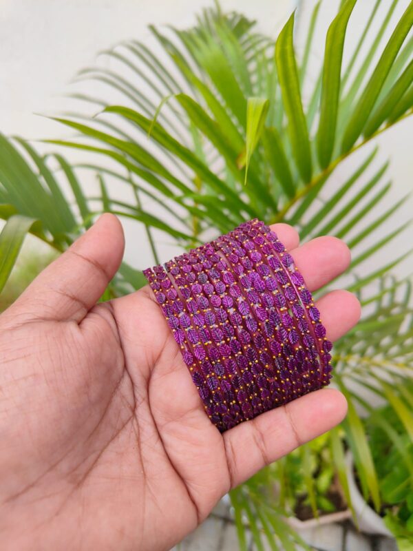 Leaf model (without stone) Violet colour