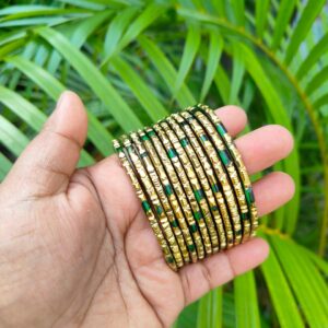 Nattu valayal -Dark green