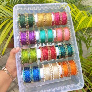 simple silk thread bangles