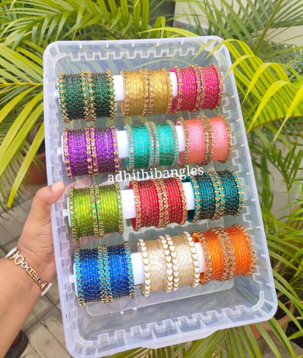 simple silk thread bangles