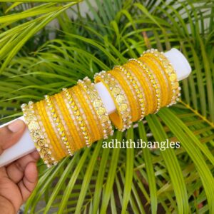 Elegant Multicolor Silk Thread Bangles