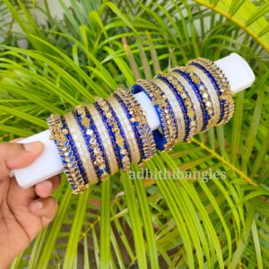 Trendy Silk Thread Bangles Combo Set