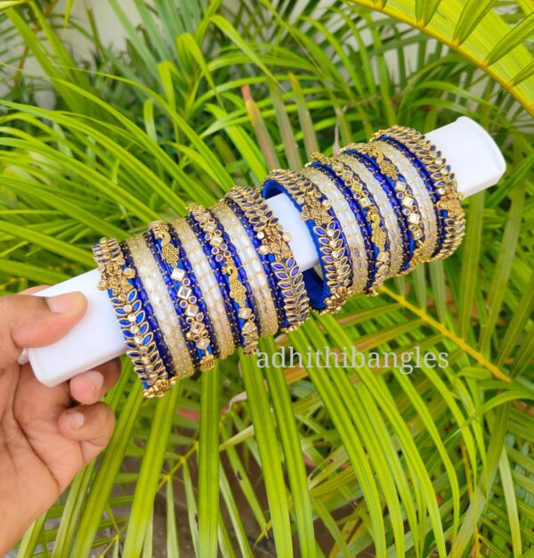 Trendy Silk Thread Bangles Combo Set