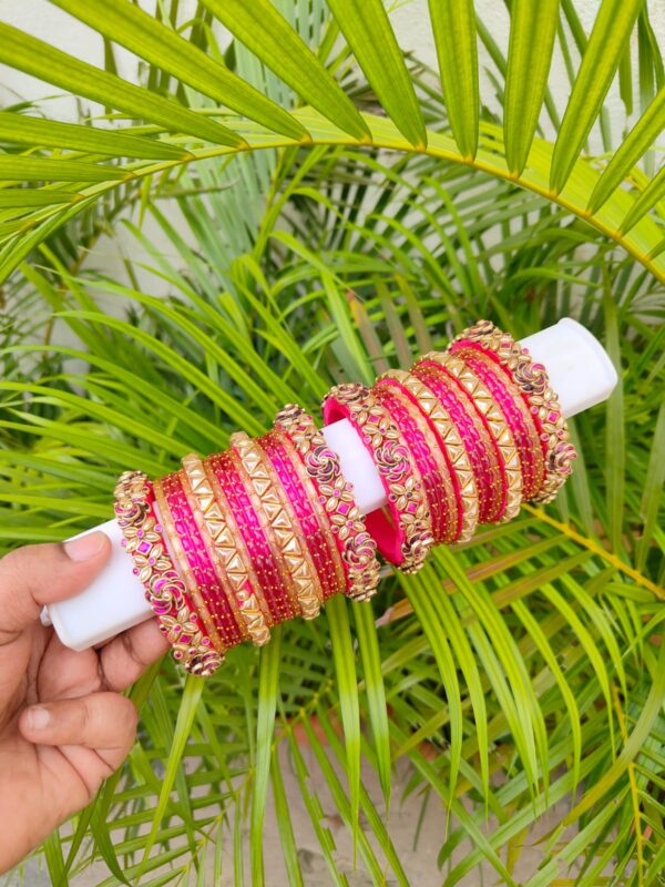 Royal Charm Silk Thread Bangles