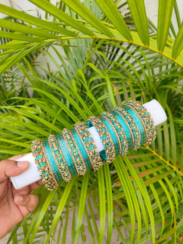Gleam Loop Silk Thread Bangles